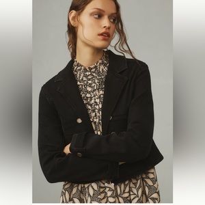 ✨ Anthropologie Sergeant Denim Jacket Sz L